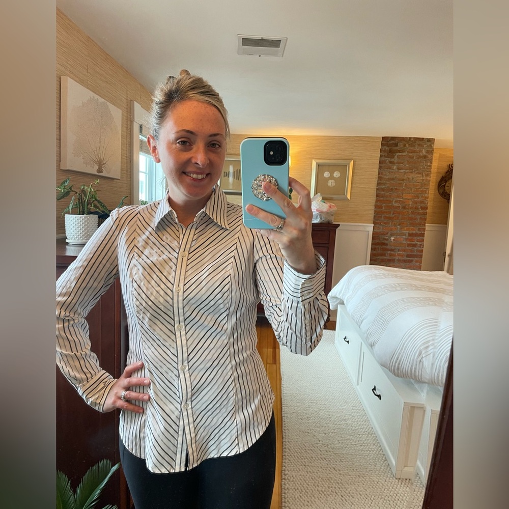 Express Striped button down - Picture 3 of 12
